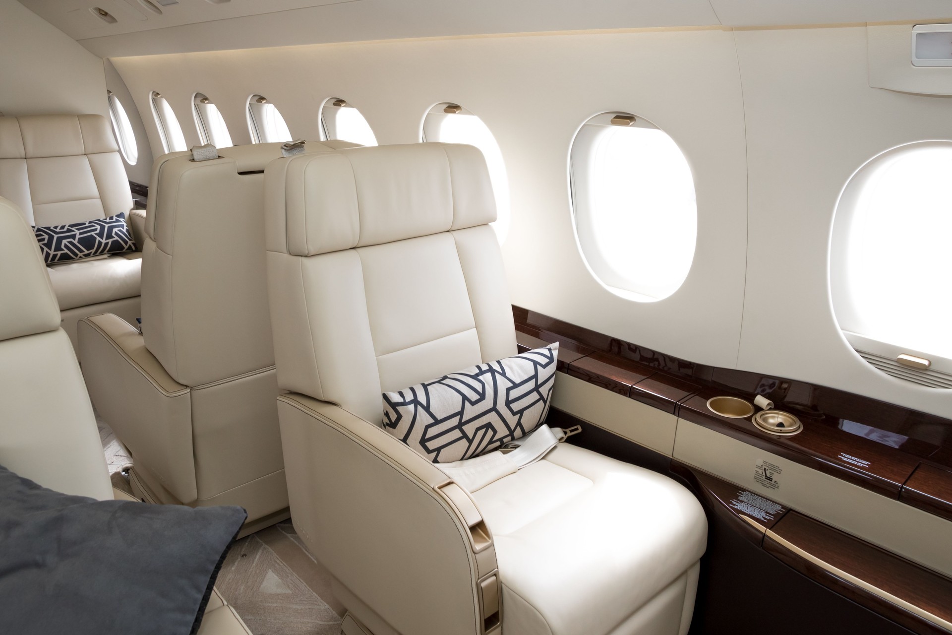 business jet interior